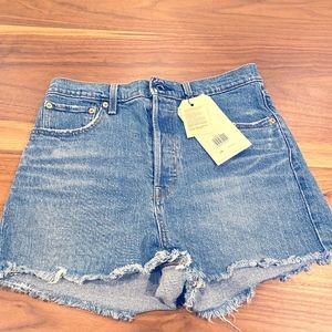 NEW LEVIS PREMIUM RIB CAGE SHORTS